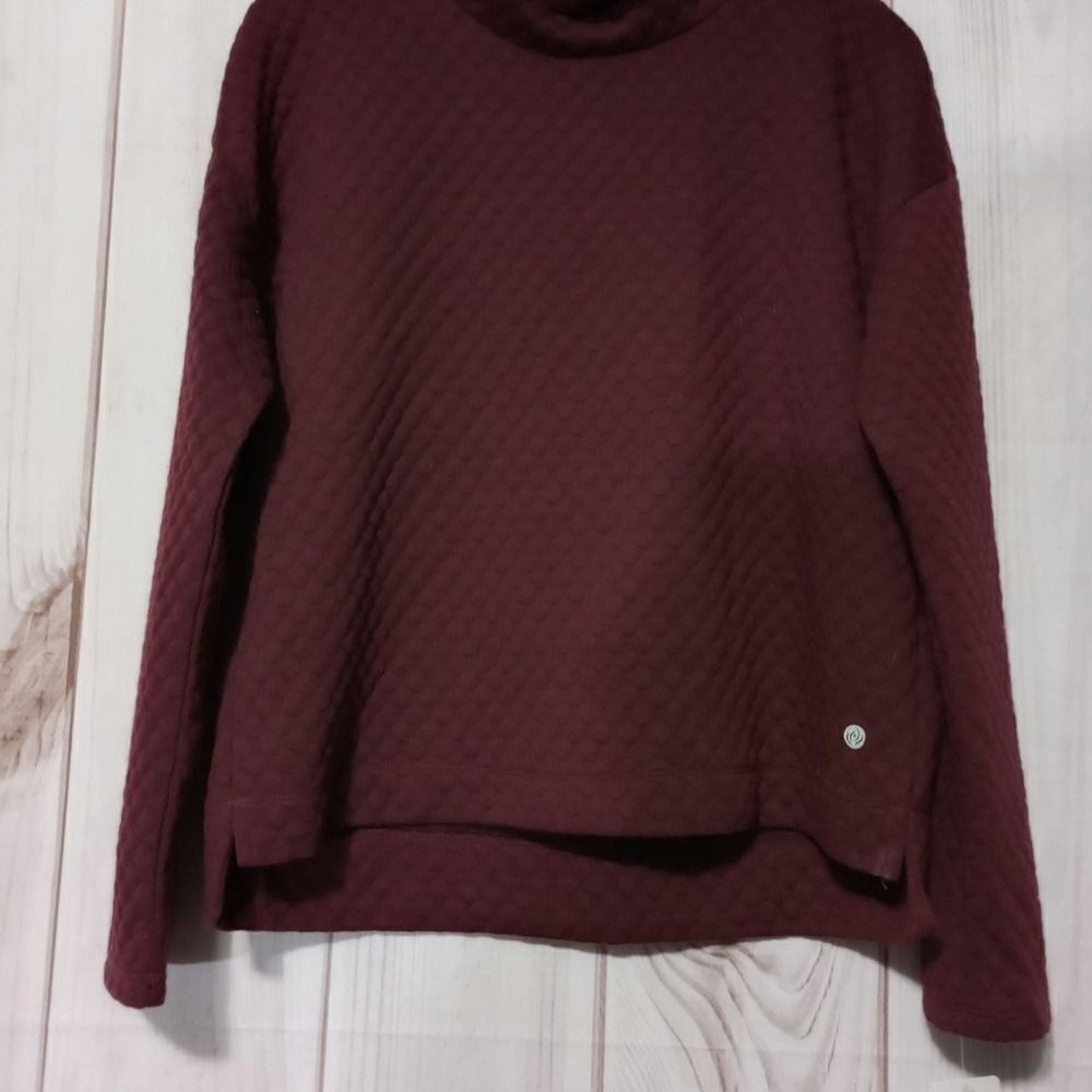 Apana Shirt Ladies Medium‎ Yoga Maroon